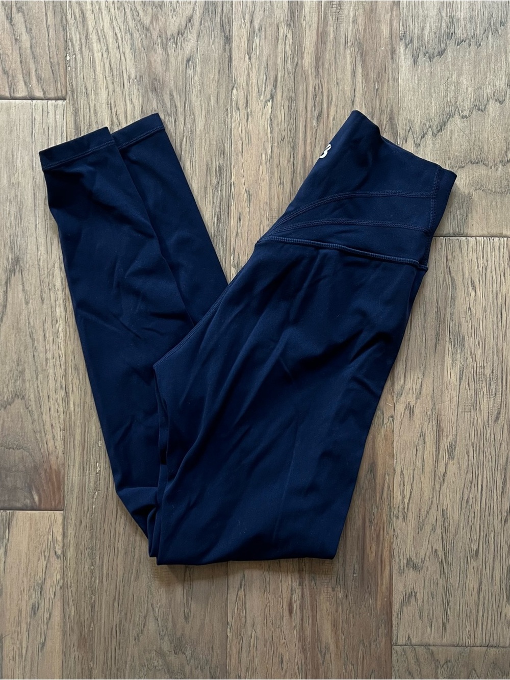 BuffBunny Crossover Navy High-Rise Leggings Sz S